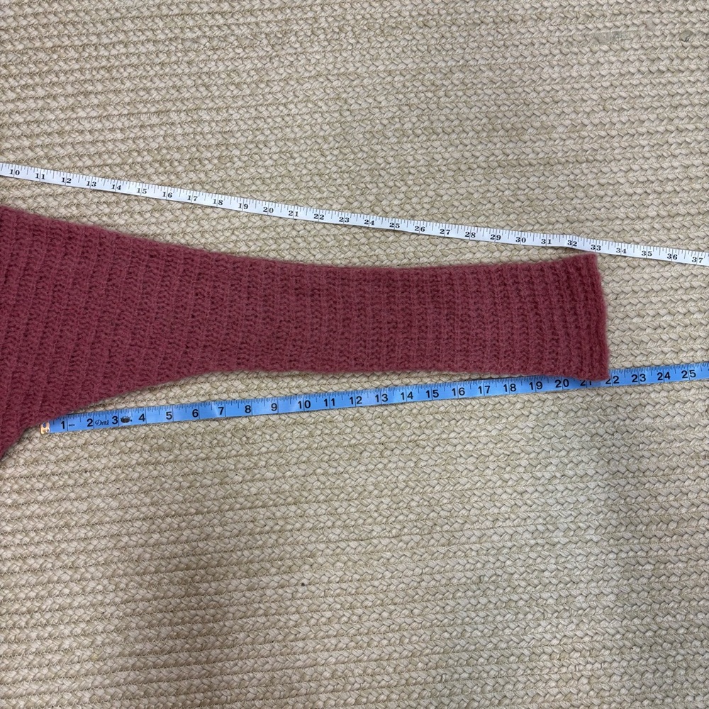 Free People Pink Moonbeam Alpaca V-Neck Soft Sweater Wmns L New without tags - Picture 11 of 12